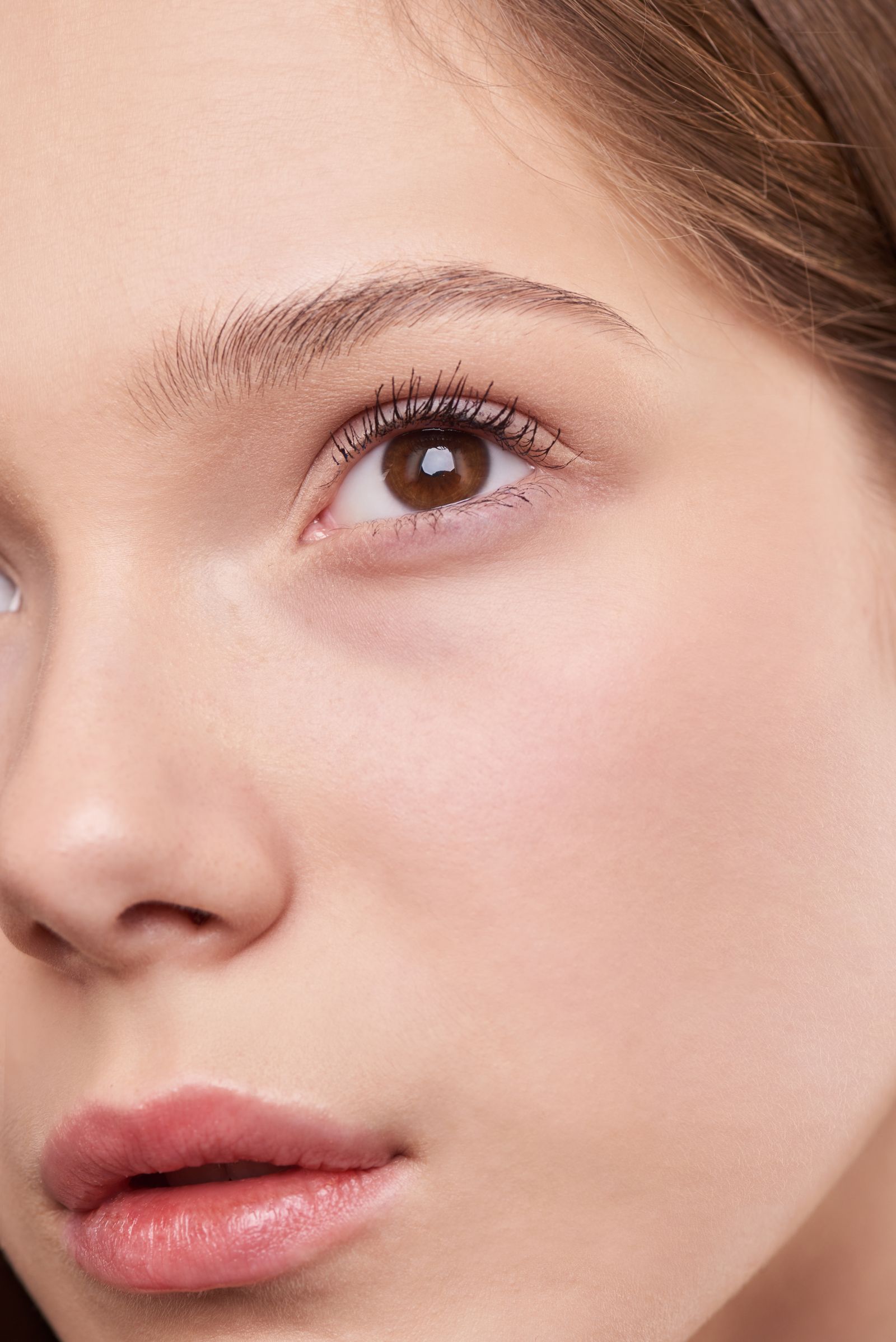 Close-up of healthy, glowing skin